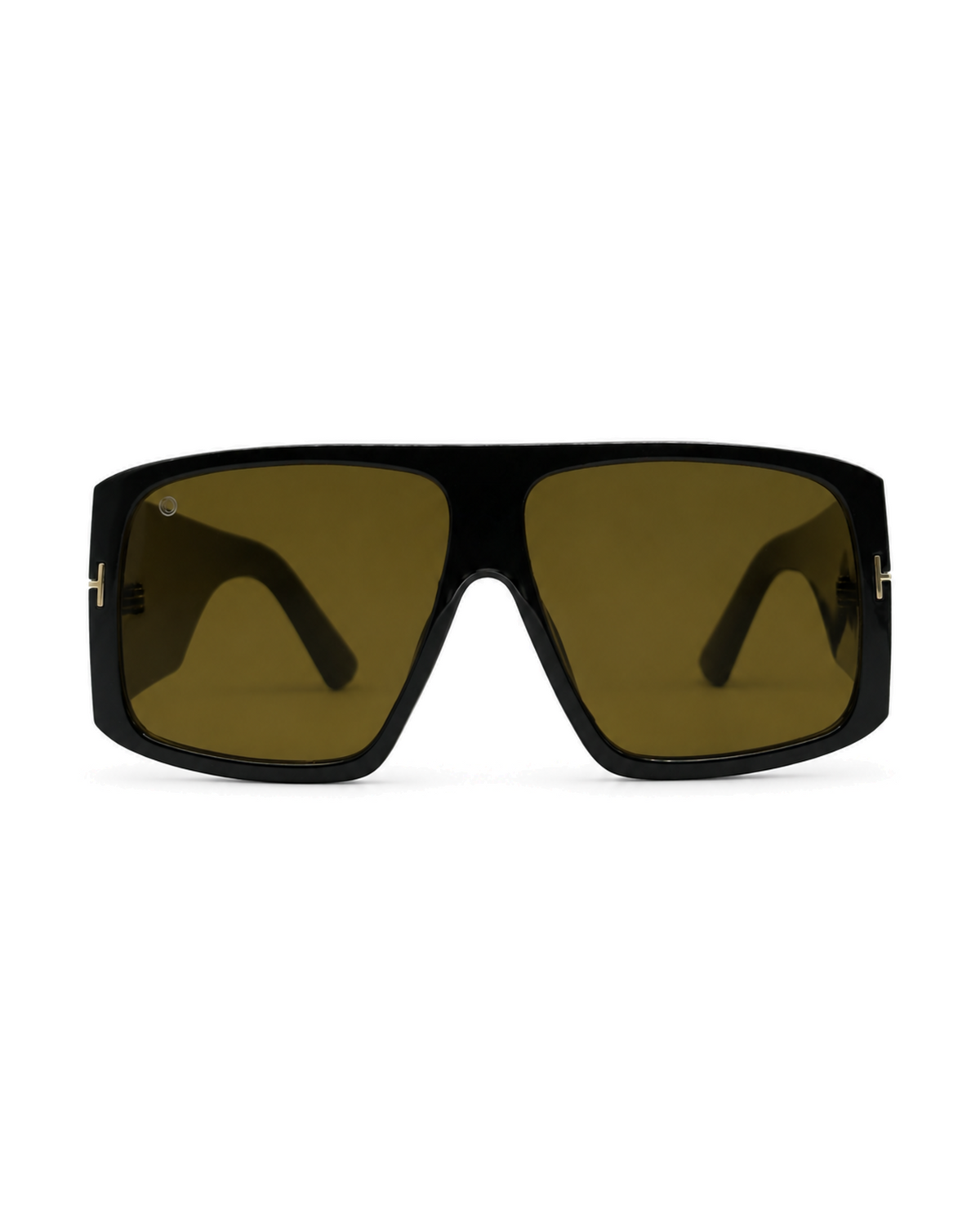 LAGOS – Nero con Lenti Beige – vista frontale