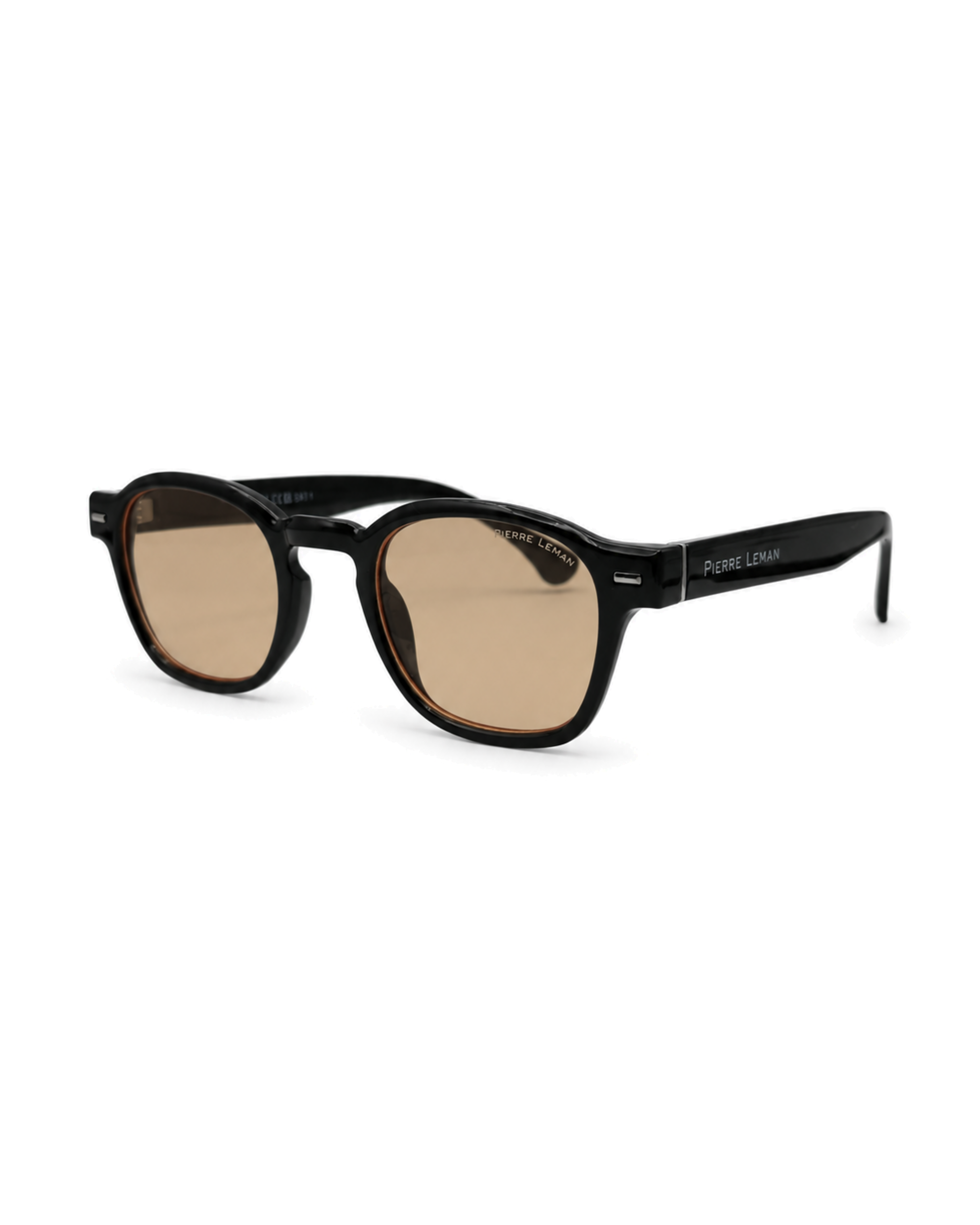 NORWICH PL Pierre Leman - Nero con Lenti Beige - vista laterale