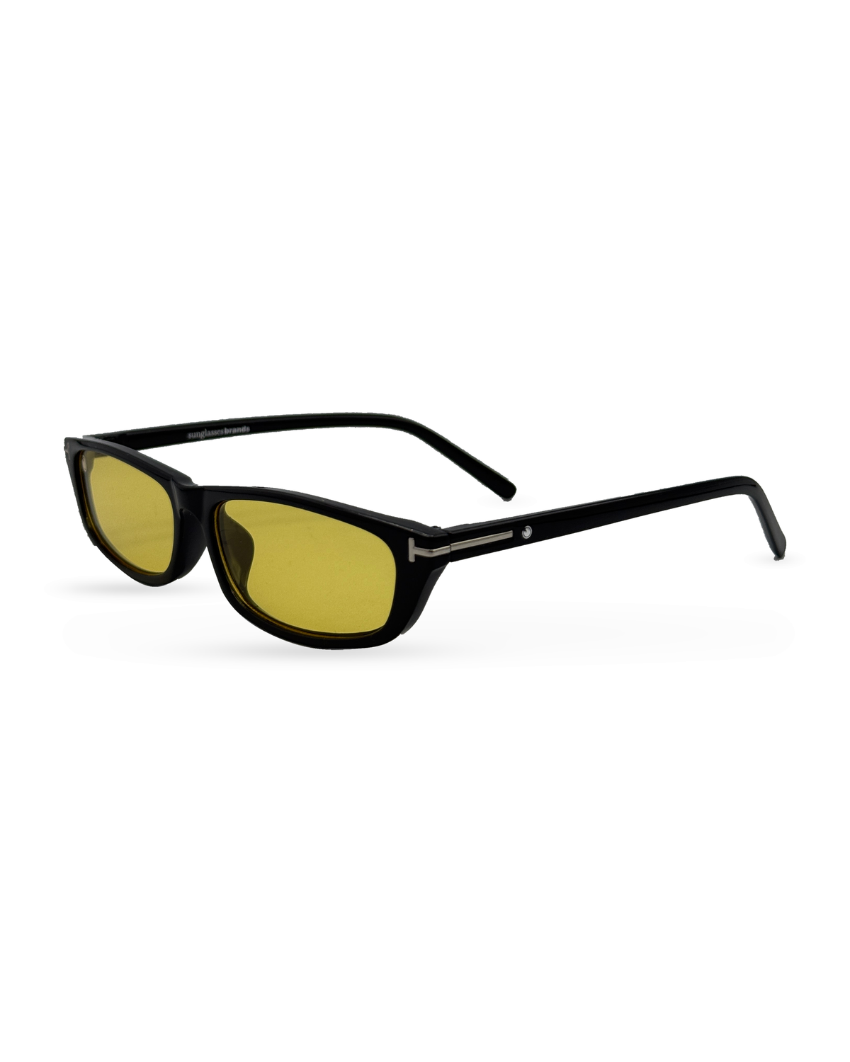 BEVERLY HILLS — Nero con Lenti Gialle — vista laterale #Colore_Nero con Lenti Gialle