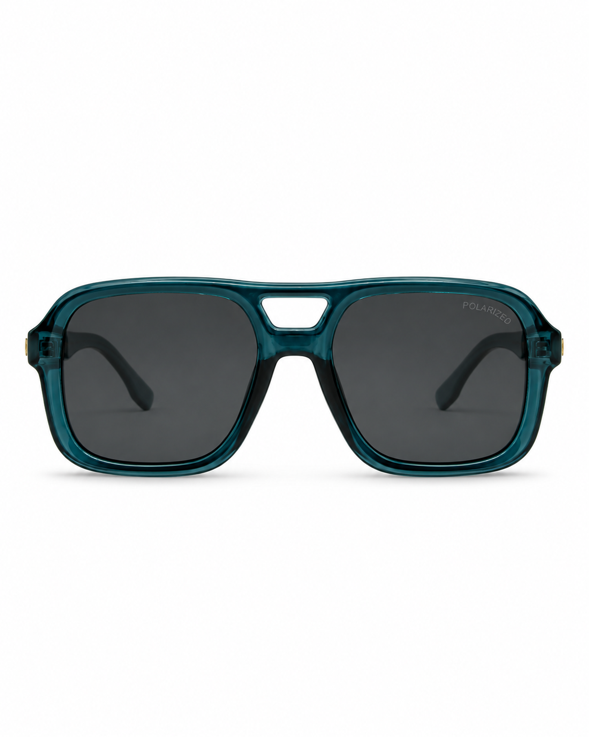 CHESTER Verde Petrolio con Lenti Grigie, vista frontale