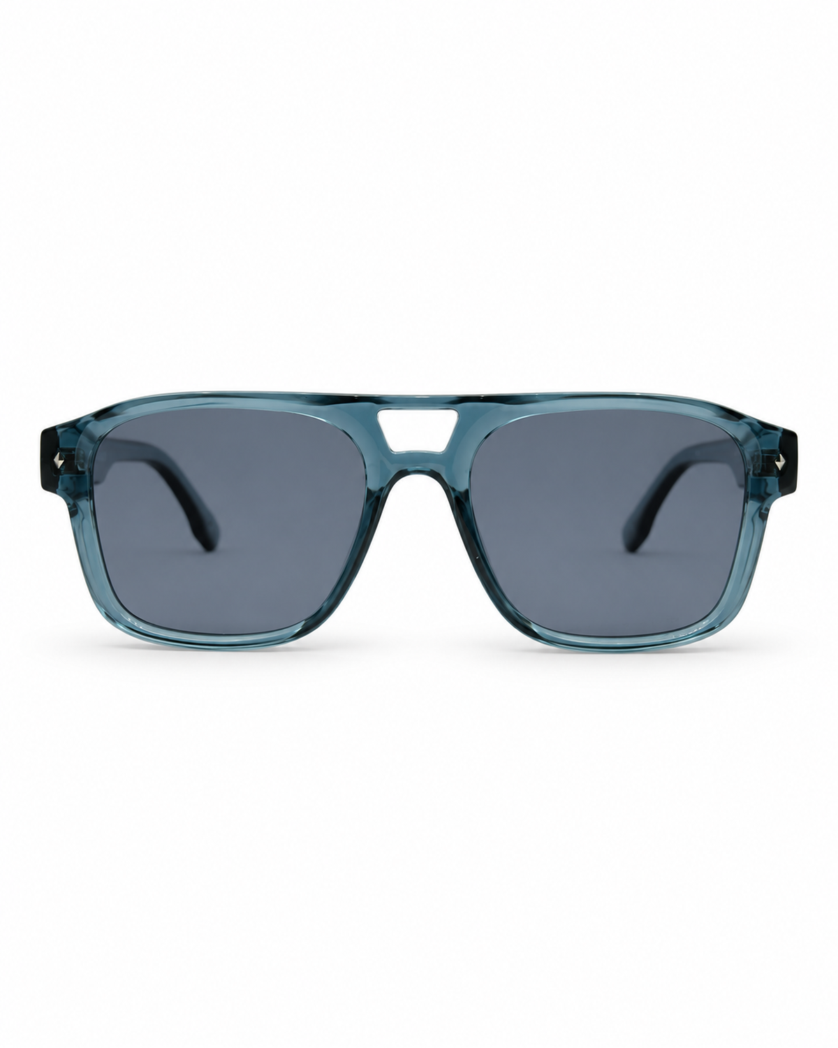 EXETER Blu Trasparente con Lenti Blu Grigie, vista frontale