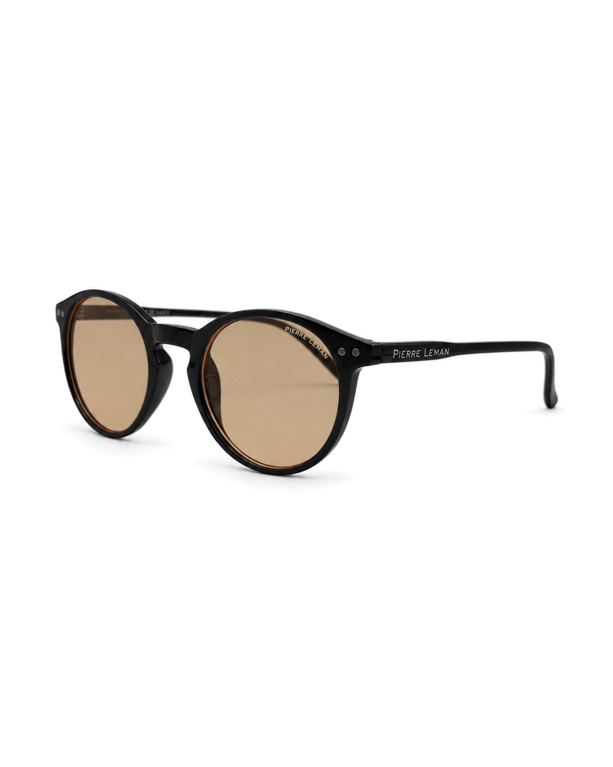 OXFORD PL Pierre Leman - Nero con Lenti Beige - vista laterale